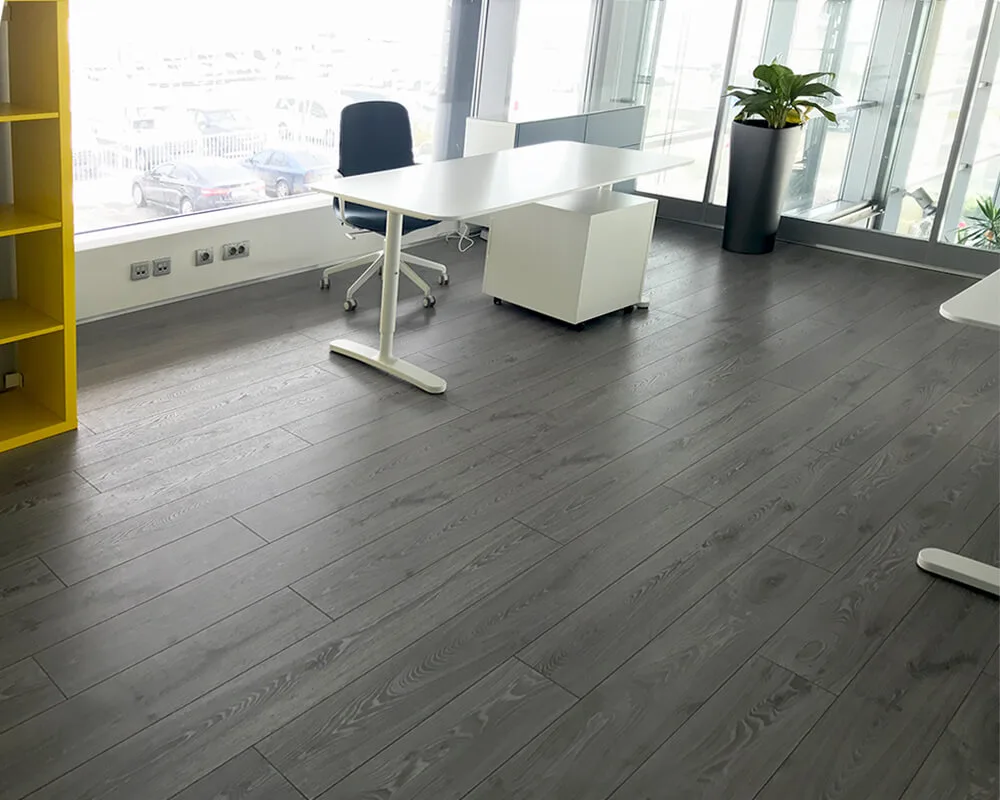 Parquet in office and showroom spaces